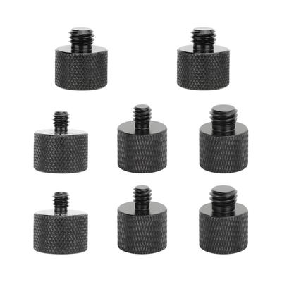 4 Pièces Adaptateur Vis Microphone en Aluminium 5/8 vers 1/4 3/8 Filetage Pour Enregistrement Studio Photographie Équipement de Streaming en Direct