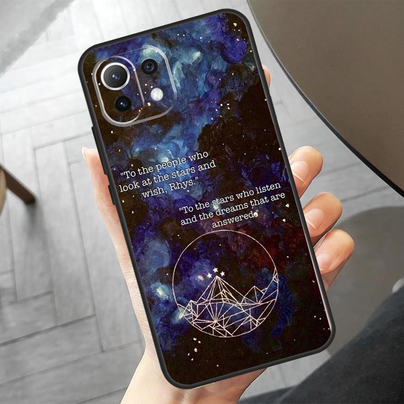 A Court Of Mist And Fury Case For POCO X3 X5 X6 F6 Pro M6 M5s F3 F5 Xiaomi 13T Pro 11T 12T 12 Lite 13 14 Ultra Cover