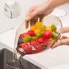 Fruit Vegetable Cleaning Basin Multifunctional Whale Shaped Plastics Draining Basket Kitchen Tools Food Residue Filter Gadgets