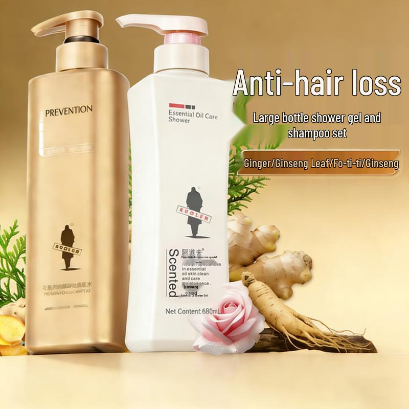 Adolf Ginger Anti-Hair Loss & Strengthening Shampoo Set