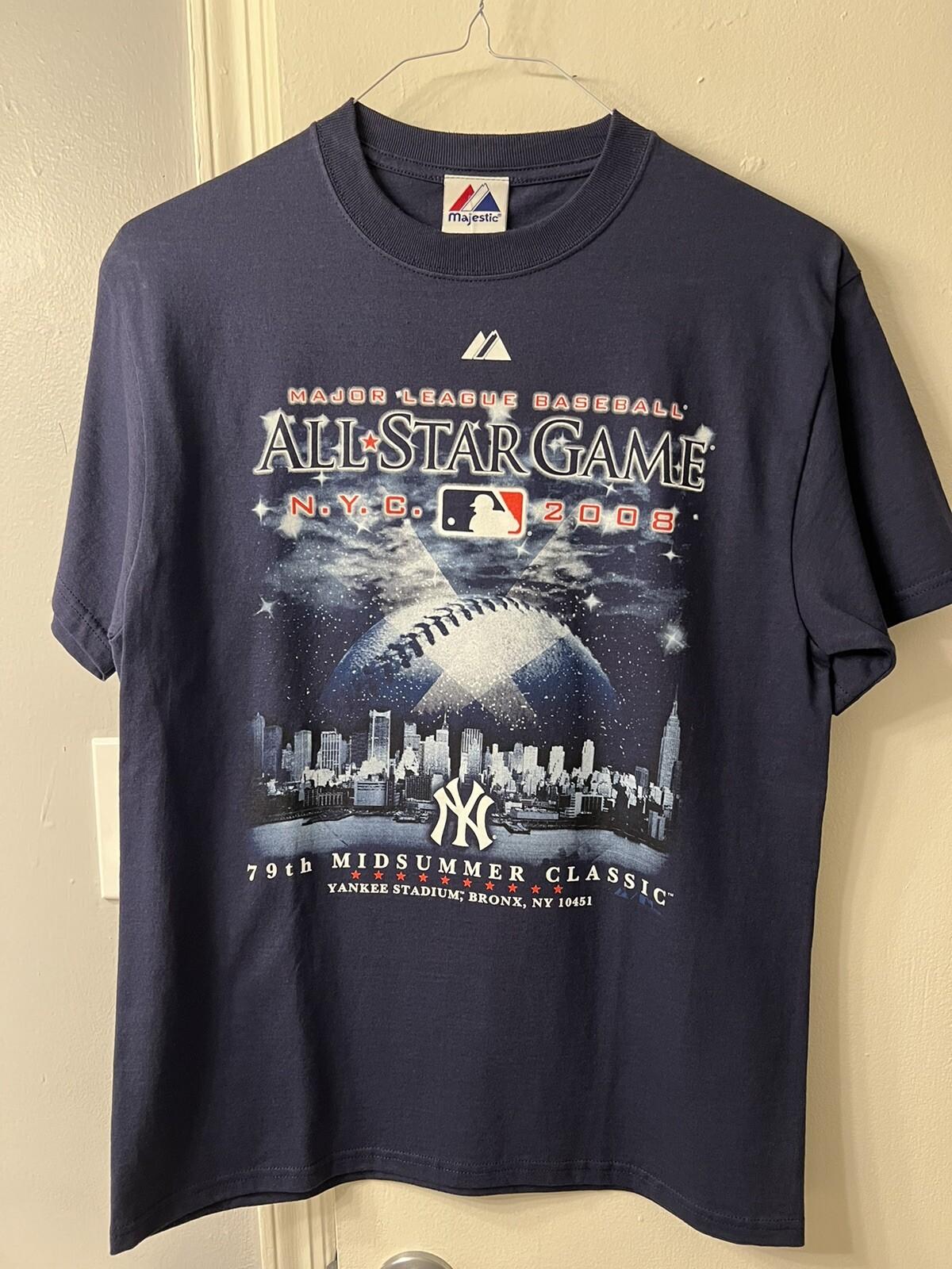 Yankees Stadium All Star Game Shirt 2008 Exclusive Derek Jeter Limited Edition L