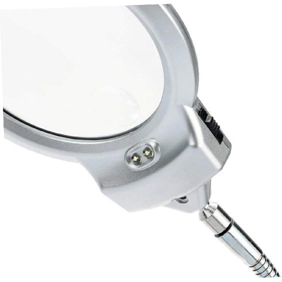 Clip-on Magnifying Lamp LED Reading Light Study Light for Reading Sewing Knitting
