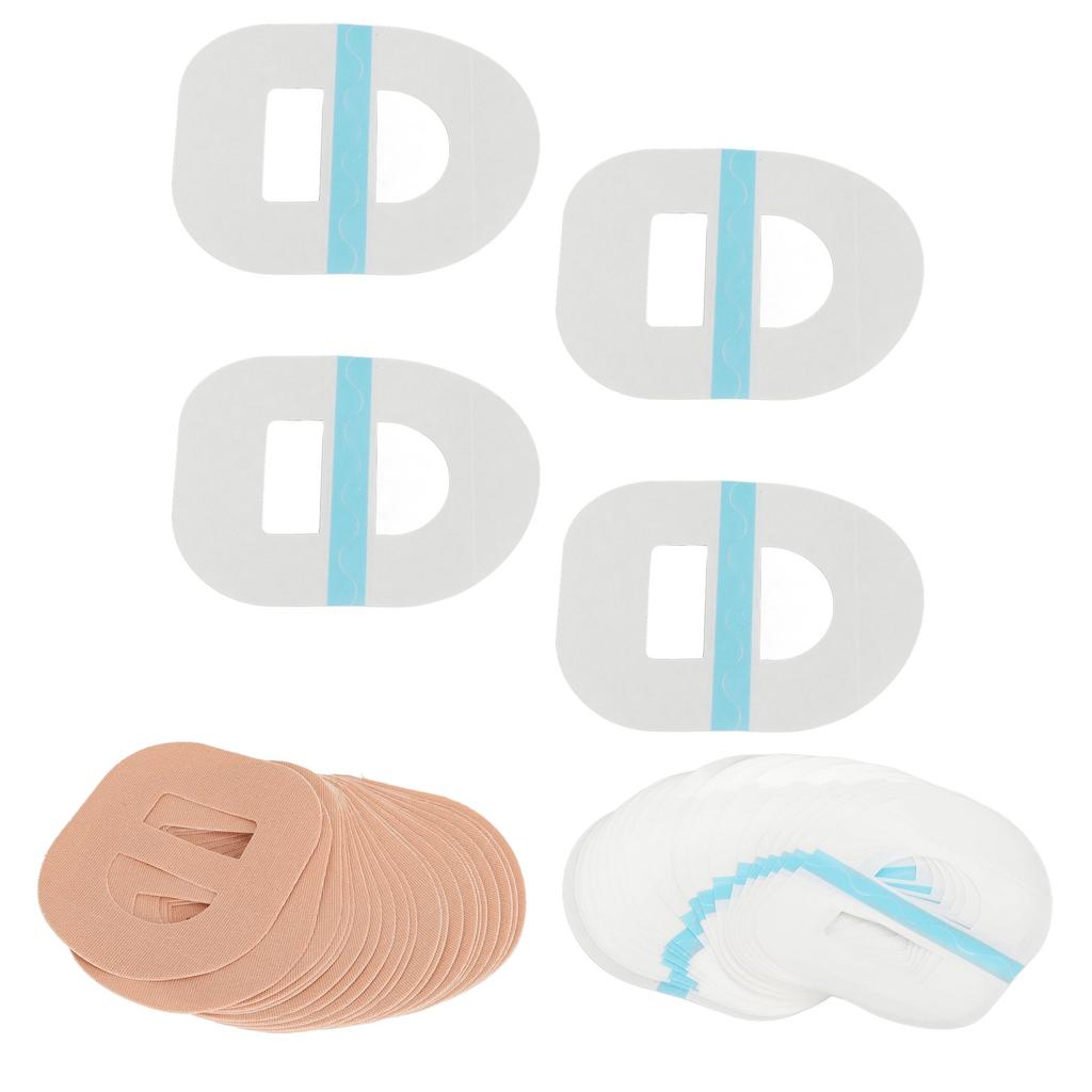 20PCS Pre Cut Sweatproof Tape Waterproof Pre Cut Adhesive Patches for Sensor Detector Probes
