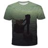 Boys T Shirt Minecraft 3D Printed Casual Summer Cute Boys Girls Building Blocks Cartoon T-shirt Popular Tops Inside Outside Mc