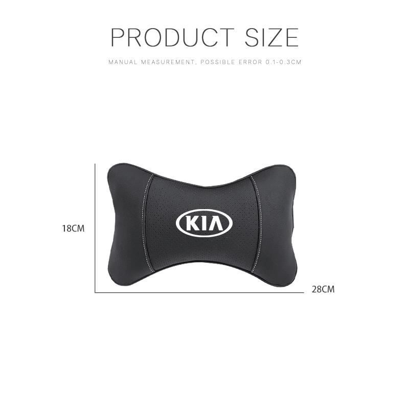 BBEG3 1Pcs Car Seat Headrest Neck Support Pillow Soft Pad For KIA RIO Ceed EV6 EV9 Stinger Forte Niro K9 K5 Soul Sorento Cerato Optima