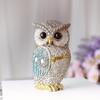 Owl Statue Realistic Look Animal Themed Ornament Owl Collectible Figurine