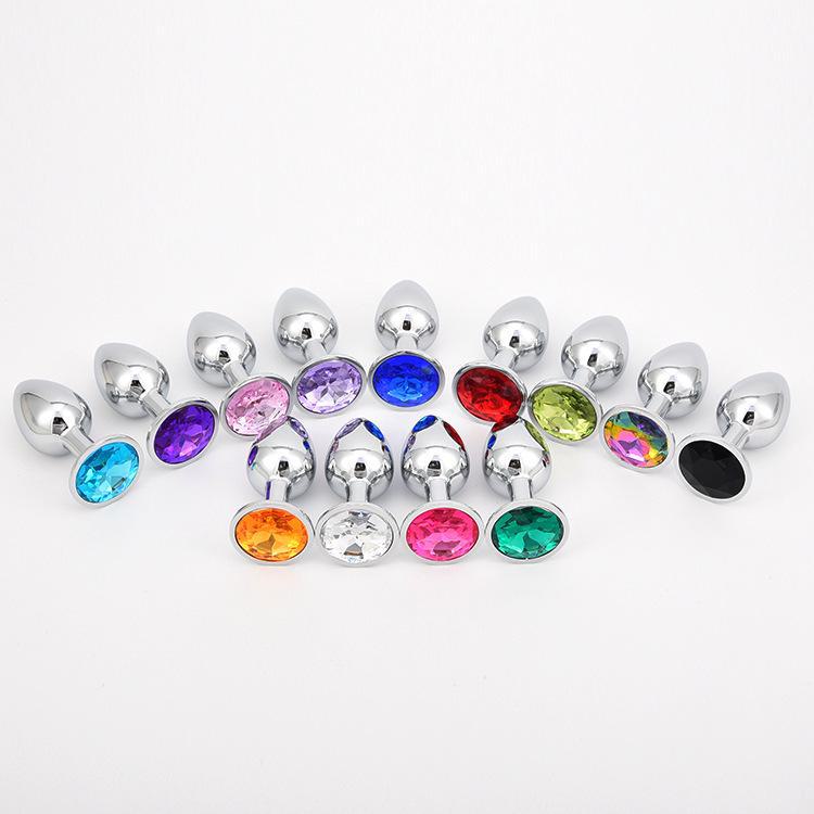 Unisex Metal Anal Plug Dilator for Couples - SM Adult Toy