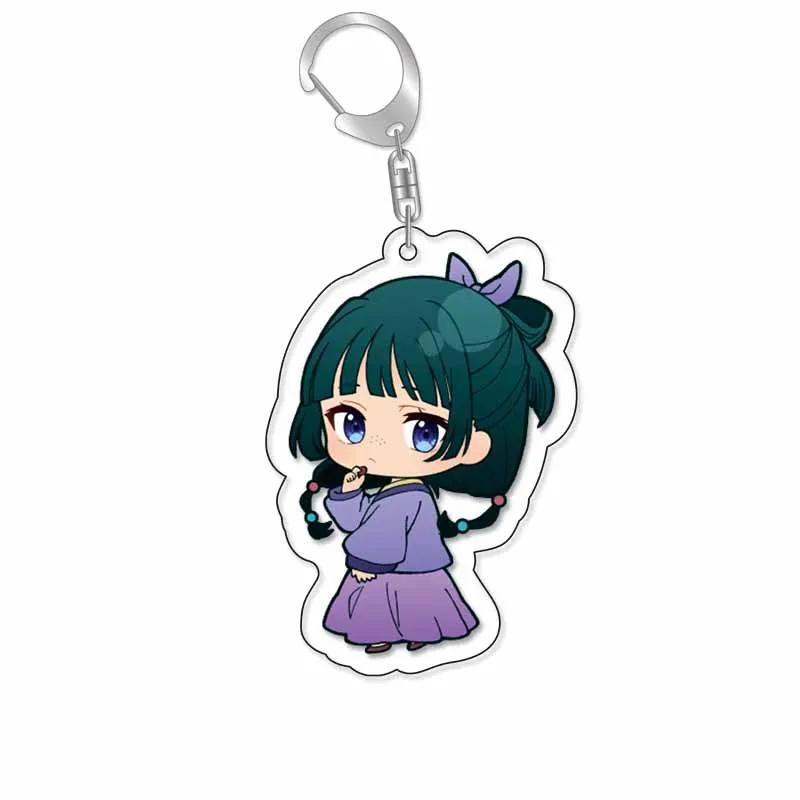 

1pc Anime The Apothecary Diaries Cute Maomao Maomi Keychain Cartoon Keyring Bag Tag Baji Trendy Gift