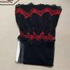 Summer Women Plus Size Contrasting Wide Lace Edge Transparent Thigh High Tube Socks Thin And Transparent Lace Long Tube Socks