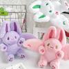 Cute and Cute Flying Bat Rabbit Doll Children's Backpack Mini Grabbing Machine Doll Keychain Plush Doll Pendant