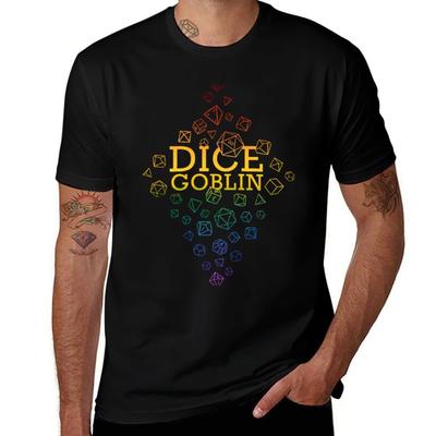 Dice Goblin Pride T-Shirt Sports Fans Funny T-shirt Blue Lock Big and Tall T Shirts for Men