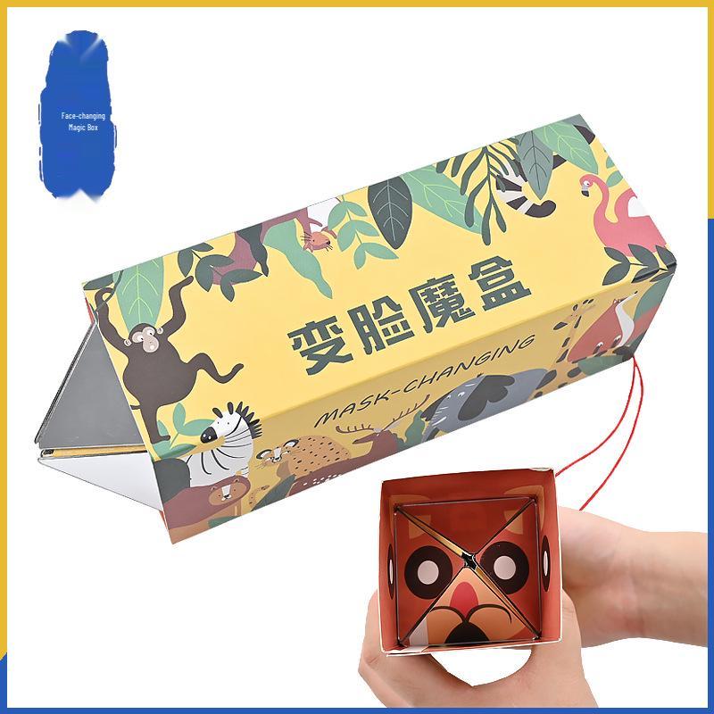 Kindergarten Craft Kit: Face-Changing Magic Box for Fun Experiments and DIY Paper Projects