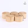 1/5 Pcs Eco-Friendly Screw Bamboo Bottle Caps With Reducer Replace Empty Bottle Caps With Drop Plug Real Bamboo Cover Screw Cap