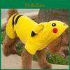 Adorable Tenue d'Animal de Compagnie Pokemon Go Avec Capuche Pikachu Mignonne Pour les Célébrations d'Halloween