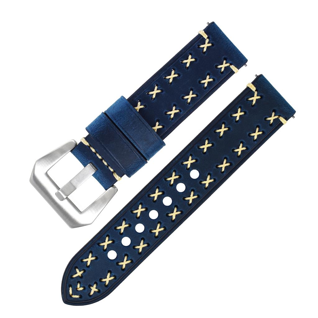 Pin Buckle Retro Genuine Leather Watch Strap Men's Replacement Watch Band Compatible for Huawei Watch Accessories Wristband Bracelet