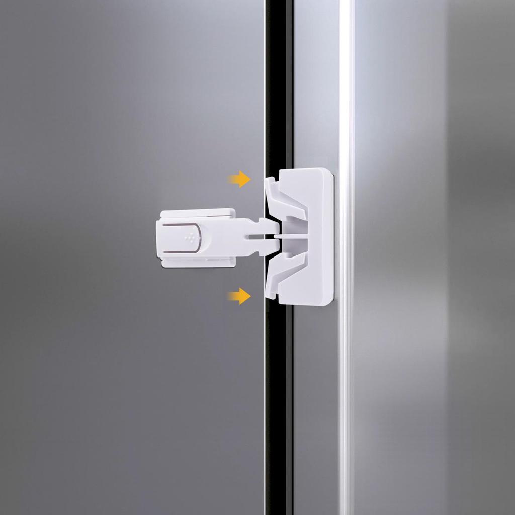Children's Fridge Safety Lock with Water Dispenser - Baby Proofing New Product