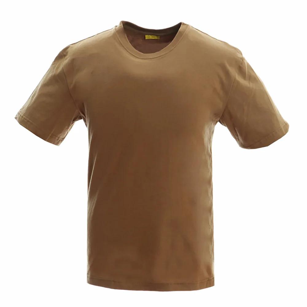 100% Baumwolle Taktisches T-Shirt Kurzarm Schnelltrocknend Jagdhemden Herren Camouflage Outdoor Sport Arbeit Training Airsoft Gefechtshemd
