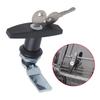 T Handle Door Lock Latch Zinc Alloy Cabinet T Handle Door Lock for Car Truck Trailer Camper Van