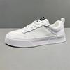 Men's shoes 2025 new summer breathable canvas shoes men's low-top sports and leisure board shoes trendy versatile little white shoes