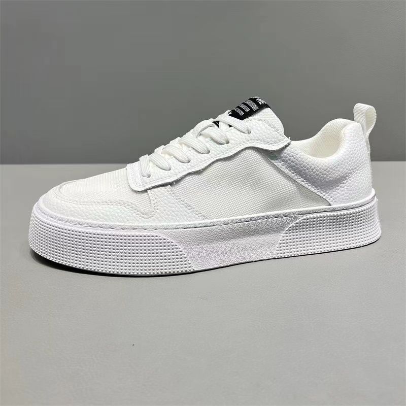Men's shoes 2025 new summer breathable canvas shoes men's low-top sports and leisure board shoes trendy versatile little white shoes