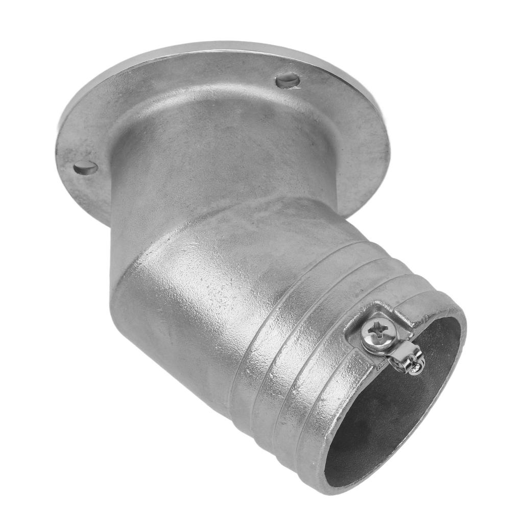 Angled Boat Deck Fill Cap 316 Stainless Steel Marine Deck Water Fuel Fill Cap for Yacht Fishing Boat Speedboat RV 2inch