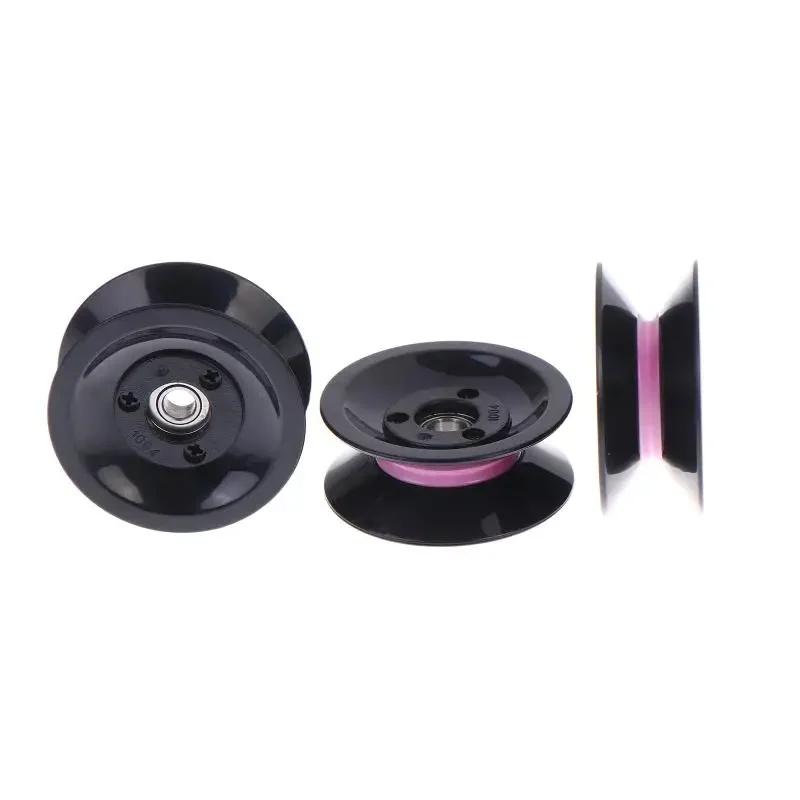2Pcs 1004 U-groove V-groove Wheel Winding Machine Pulley Ceramic Wire Guide Wheel Combination Guide Pulley