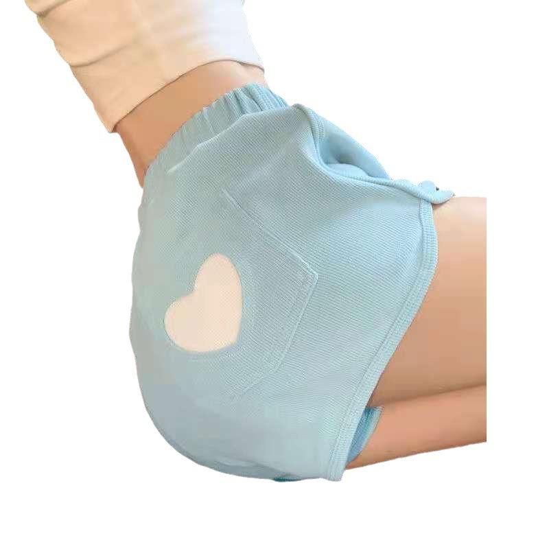 Love Sports Shorts Women's Summer High Waist Loose Wide Leg Casual Hot Pants