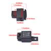 H11 H8 H16 Fog Light Lamps Wiring Harness LED Indicator Switch Kit 12V 40A Relay