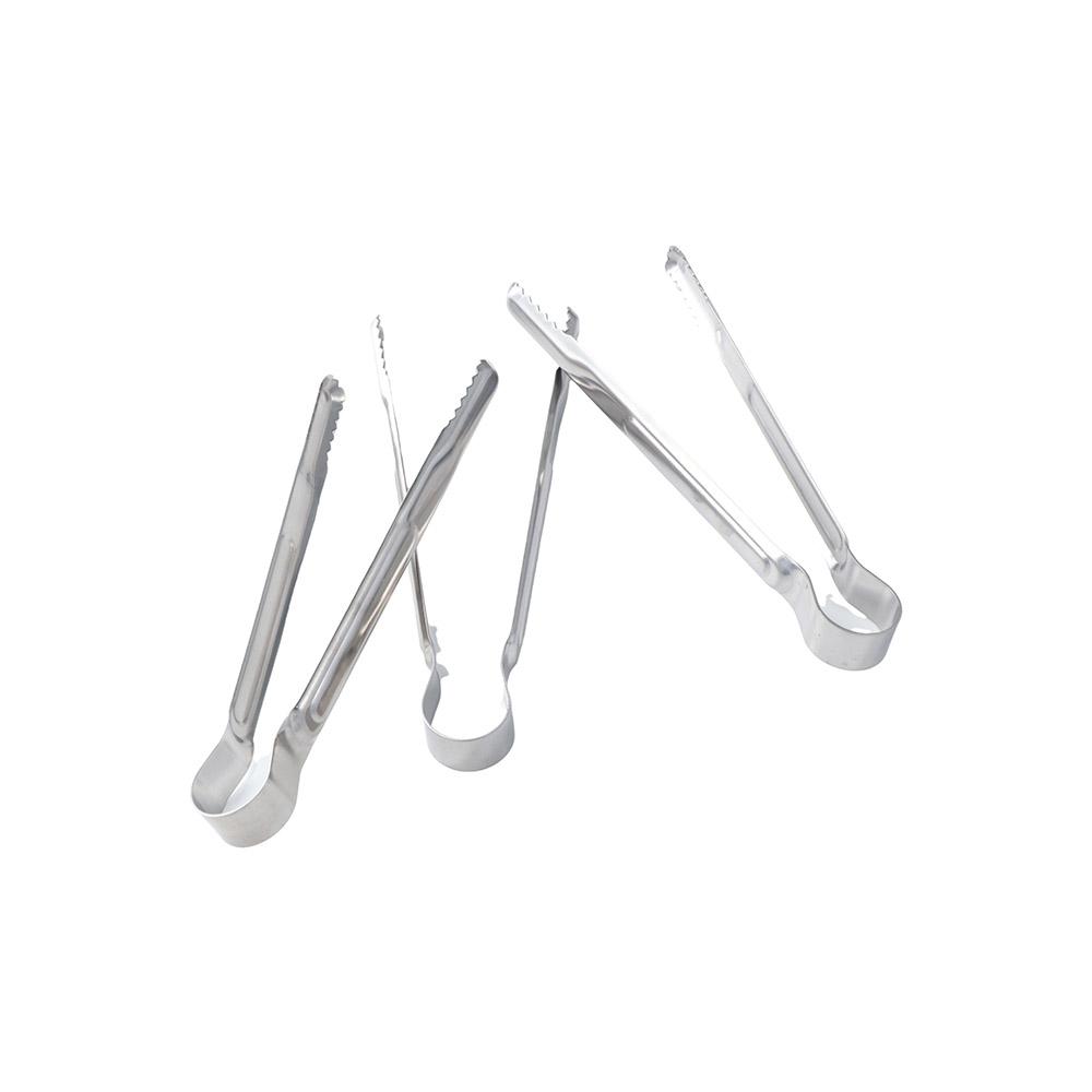 Heat Resistant Non-Slip Easy to Clean Grill Tongs Korean BBQ Gripper Food Clip Serving Clamp