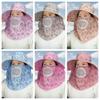 With Mask Sunshade Shawl Cap Floral Neck Protection Hat Portable Picking Tea Hat  Women
