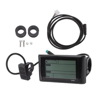 S900 Electric Bicycle LCD Display 24V 36V 48V Waterproof Real Time Recording for Scooter Electric