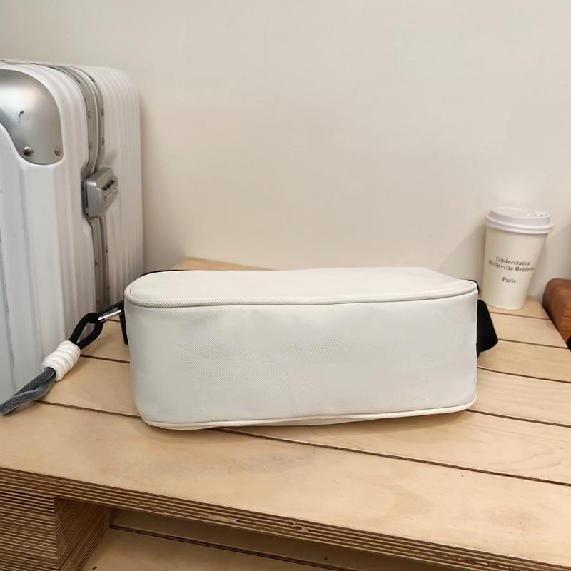 Geantă de nailon de mare capacitate Geantă de umăr pentru femei Geantă de cruce cu bandă largă