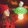 Outdoor Mushroom Lantern Ornaments: Decorative Photo Paper Lanterns for Parties and Restaurants