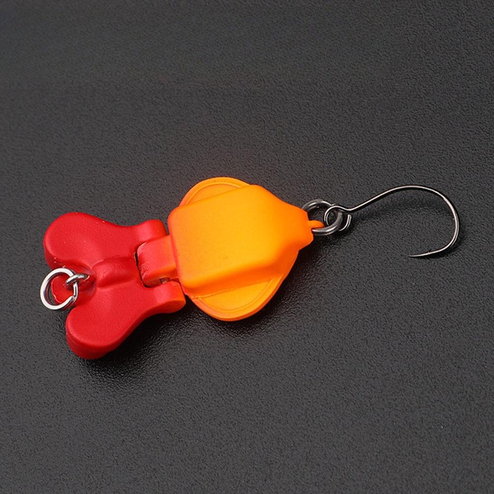 1Pc Outdoors Durable 2g2.9cm/6g4.2cm 3D Fishing Lure Metal alloy Two sections Sea Fishing Tackle Jigging Wobblers ArtificialBait