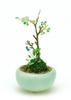 PLATZ THE BONSAI 1/12 Scale Round Potted Planter (Light Blue) Finished Product BONN05