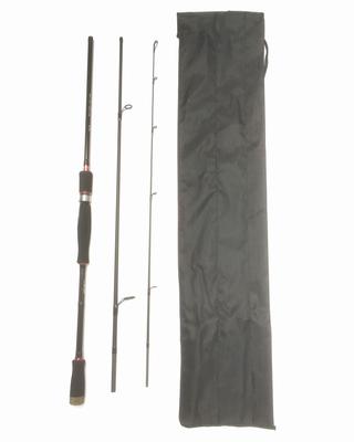 EVA 7ft Spinning Pack Rod, 3-Piece Medium (Sea Bass Rod, Lure Rod, Bass Rod, Trout Rod) Spinning Rod