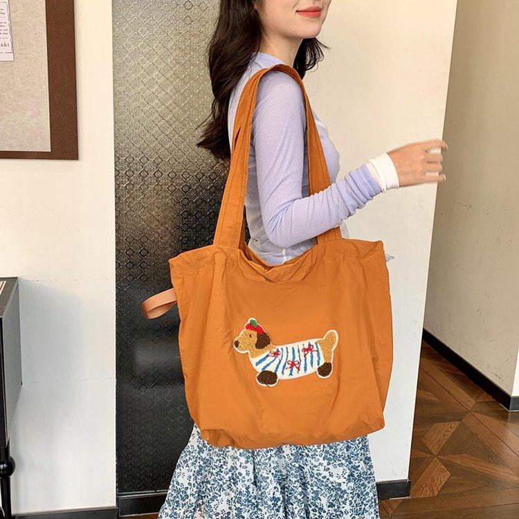 Stylish And Versatile Korean Ins Cute Girl Tote Bag For Daily Use With Large Capacity