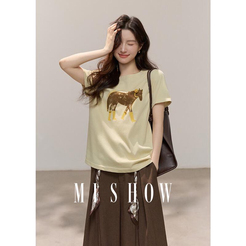 

Mixiu 2026 Year of Horse Limited Edition Pony Print Embroidered T-Shirt S
