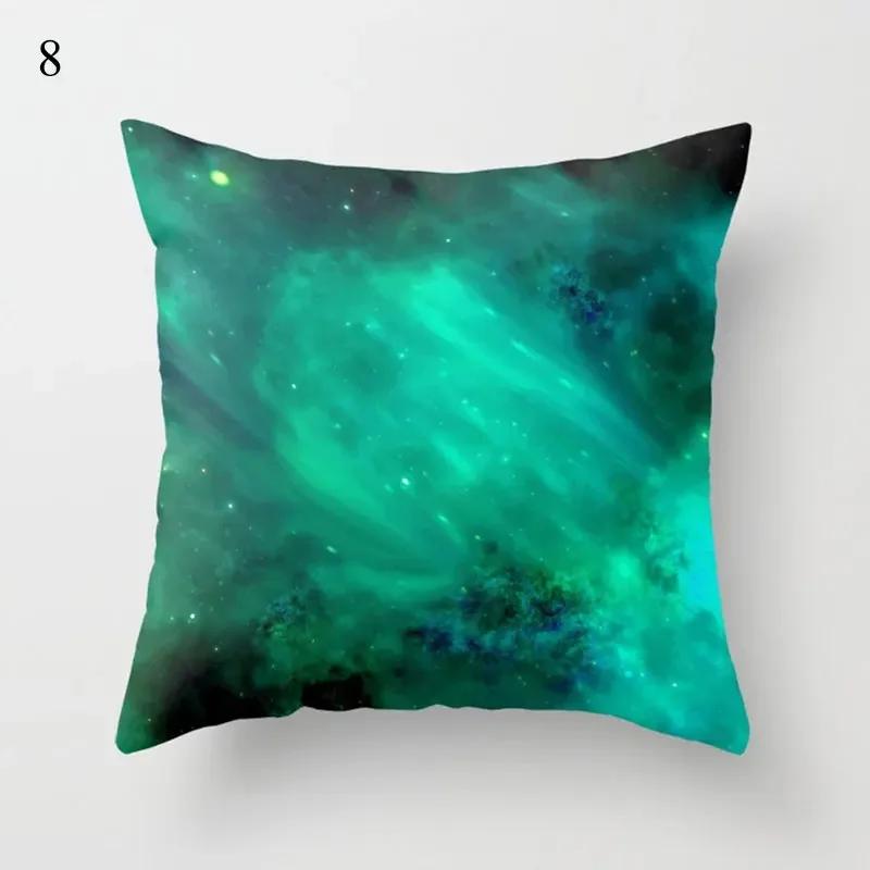 Green Series Cushion Cover Eye Geometry Abstract Pillow Case Decorative Sofa Pillow Covers Home Decor Throw Pillowcase
