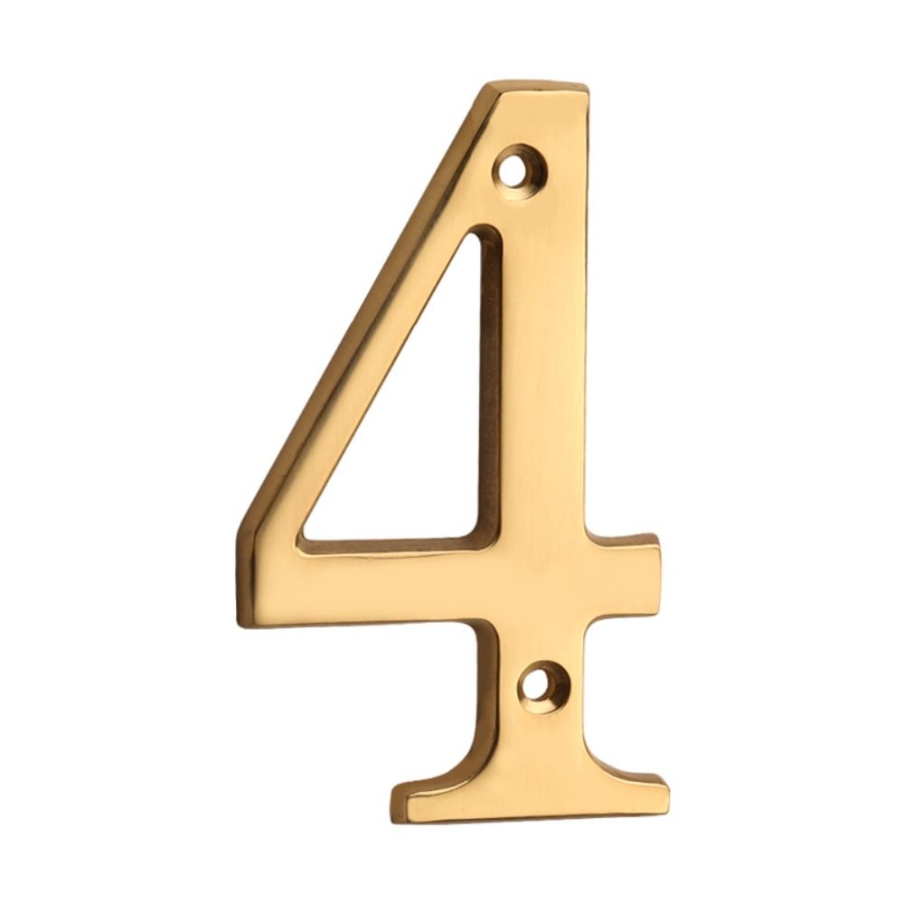 10mm Size Metal Address Sign 4 Inch Apartment Door Number Mailbox Address Sign Door Decoration