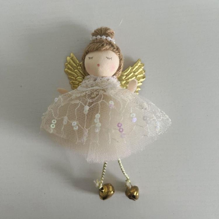 Reusable Textiles Angel Hanging Doll Ornamentation All Ages Safe Decors For Christmas Birthdays Special Event Decors