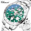 Chenxi Automatic Watches Steel Fashion Business Waterproof Mechanical Movement Skeleton Watches For Male Relogio Masculino