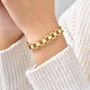 Stainless Steel Strap Simple Bracelet, Daily Commuting Versatile Jewelry Women, Jewelry Br-2680