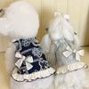 Luxury Puppy Summer Clothes Princess Style Dog Costume Trendy Pet Princess Dress  Summer