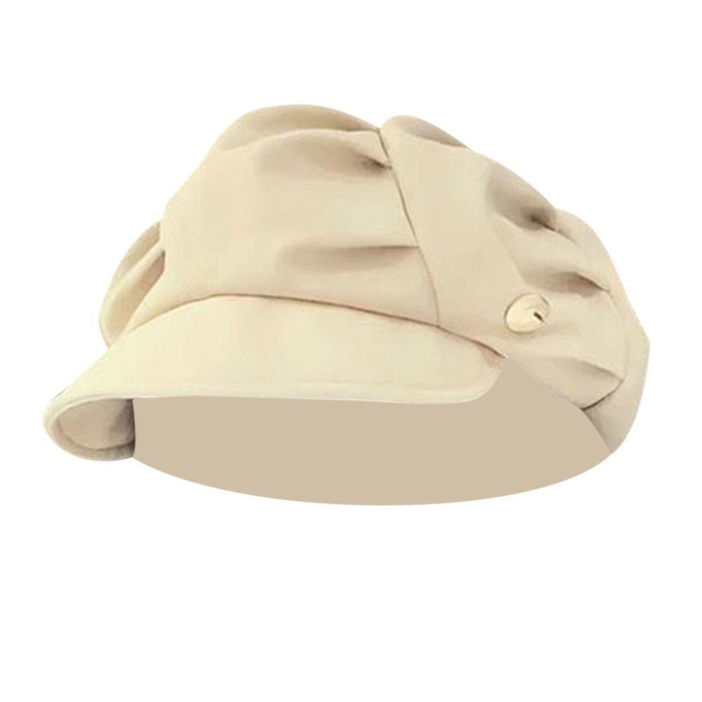 Layered Octagonal Hat Breathable Pleated Berets Fashion Newsboy Hats  Autumn and Winter
