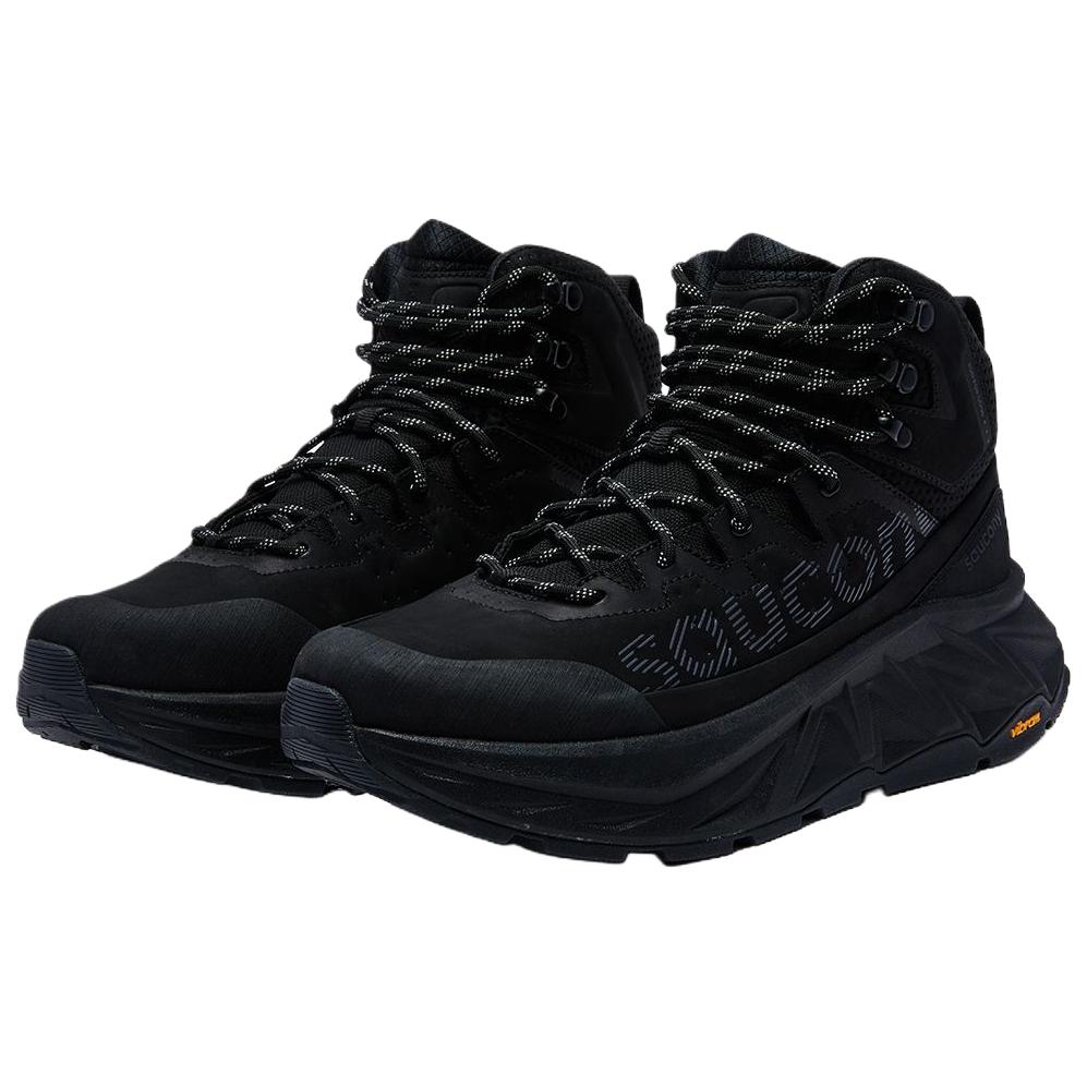 Saucony Trigon Ultra Versatile Comfortable Waterproof Rebound Mid-Top Running Shoes Unisex Running Shoes Black S28291-2