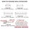 Christmas Sofa Cover for Living Room Elastic Spandex L Shape Sectional Couch Slipcovers Home Decor Xmas Santa Clause Sofa Covers
