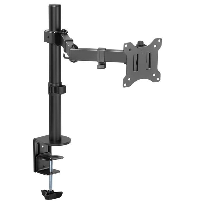 Support écran - TNB - ERGO LINE - Ajustable en hauteur - Rotation 360° - Métal noir