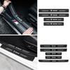 Carbon Fiber Car Door Sill Protector Stickers For BMW M E46 E90 E60 F30 E39 F10 F20 E87 E36 F20 F30 X1 X3 X5 X7 1 2 3 5 7 Series