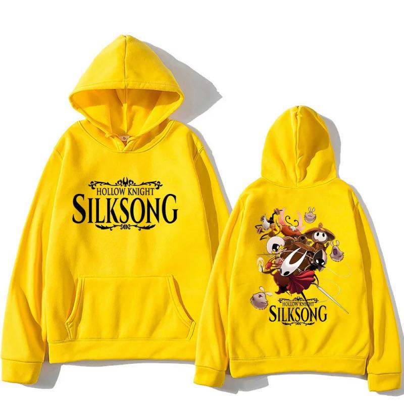 

13 цветов Игра Hollow Knight Silksong Худи Мужчины Женщины Харадзюку Пуловер Топы УНИСЕКС Спортивная одежда Мода Толстовка с капюшоном Тренды Топы XXS жёлтый